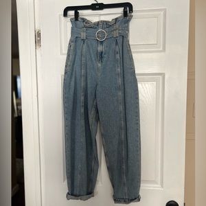 Zara 80’s 90’s paper bag Jeans